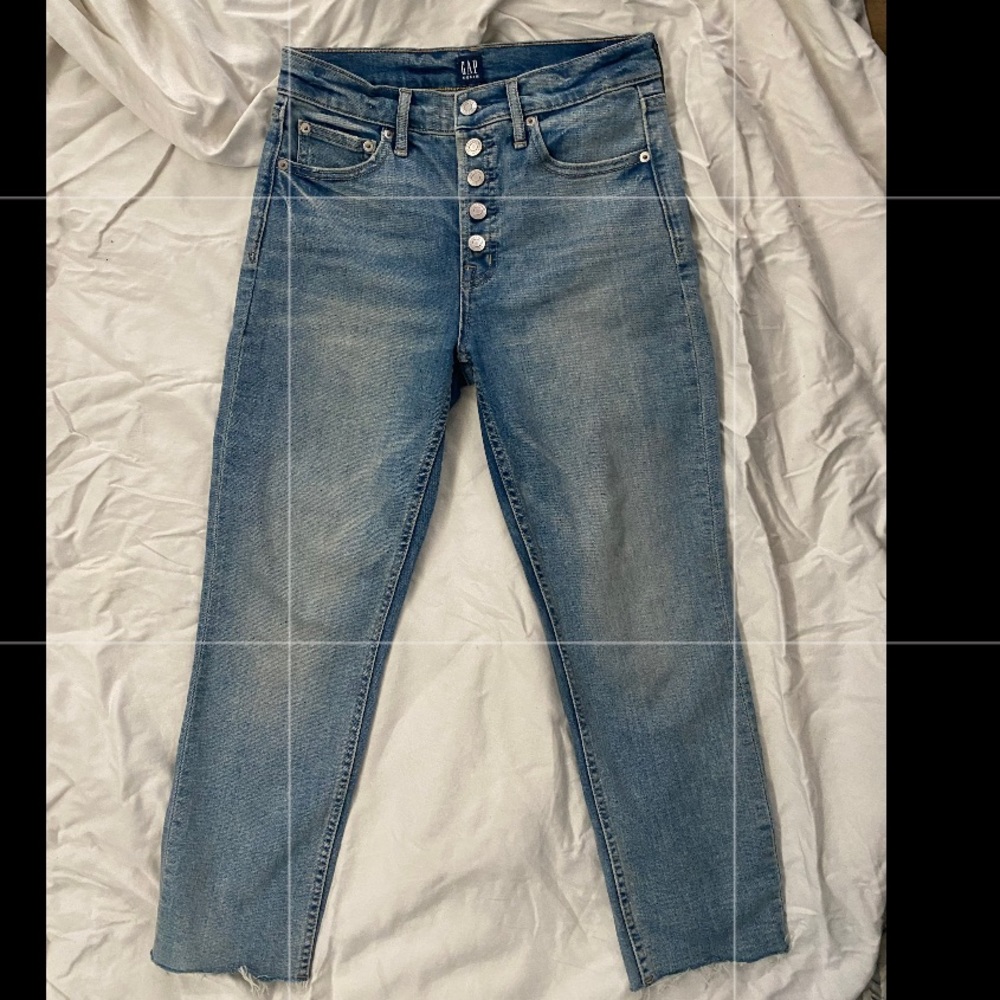 Gap cigarette jeans crop 2/26p 26